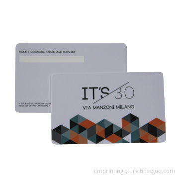 PVC card, full color printing, glossy surface